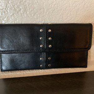 Michael Kors thin leather studded wallet